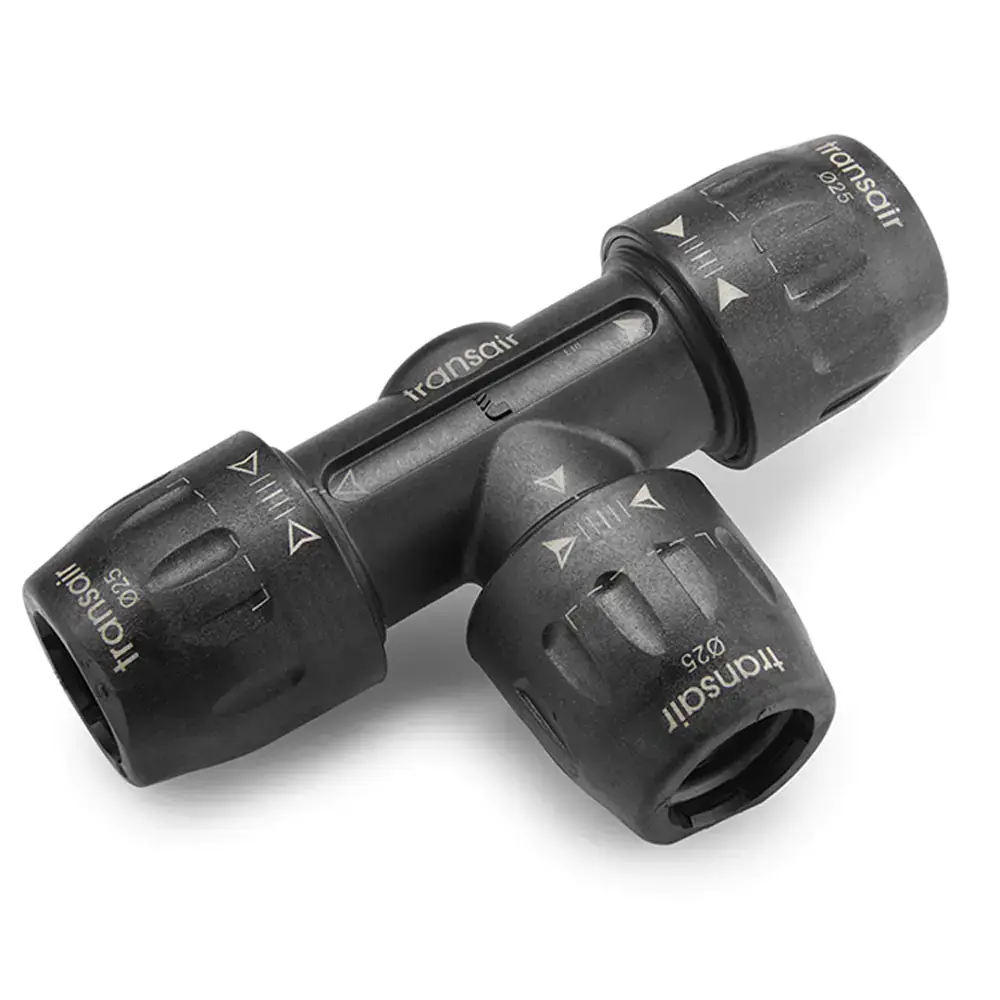 TRANSAIR UNEQUAL TEE D63-D40-D63  (BOX QTY: 1 PC)