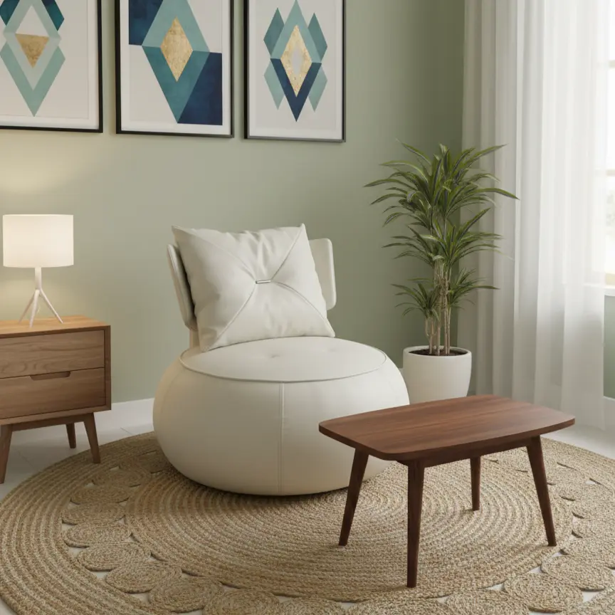 Pumpkin Swivel Chair