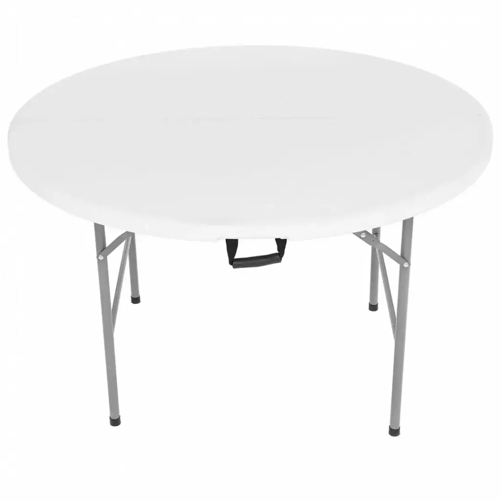 1.2M round folding table