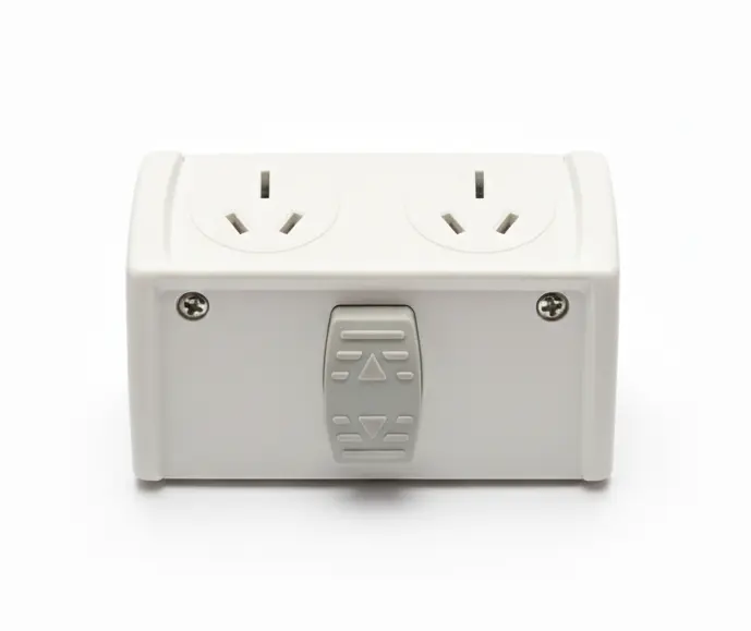 15A 2 GANG POWER POINT