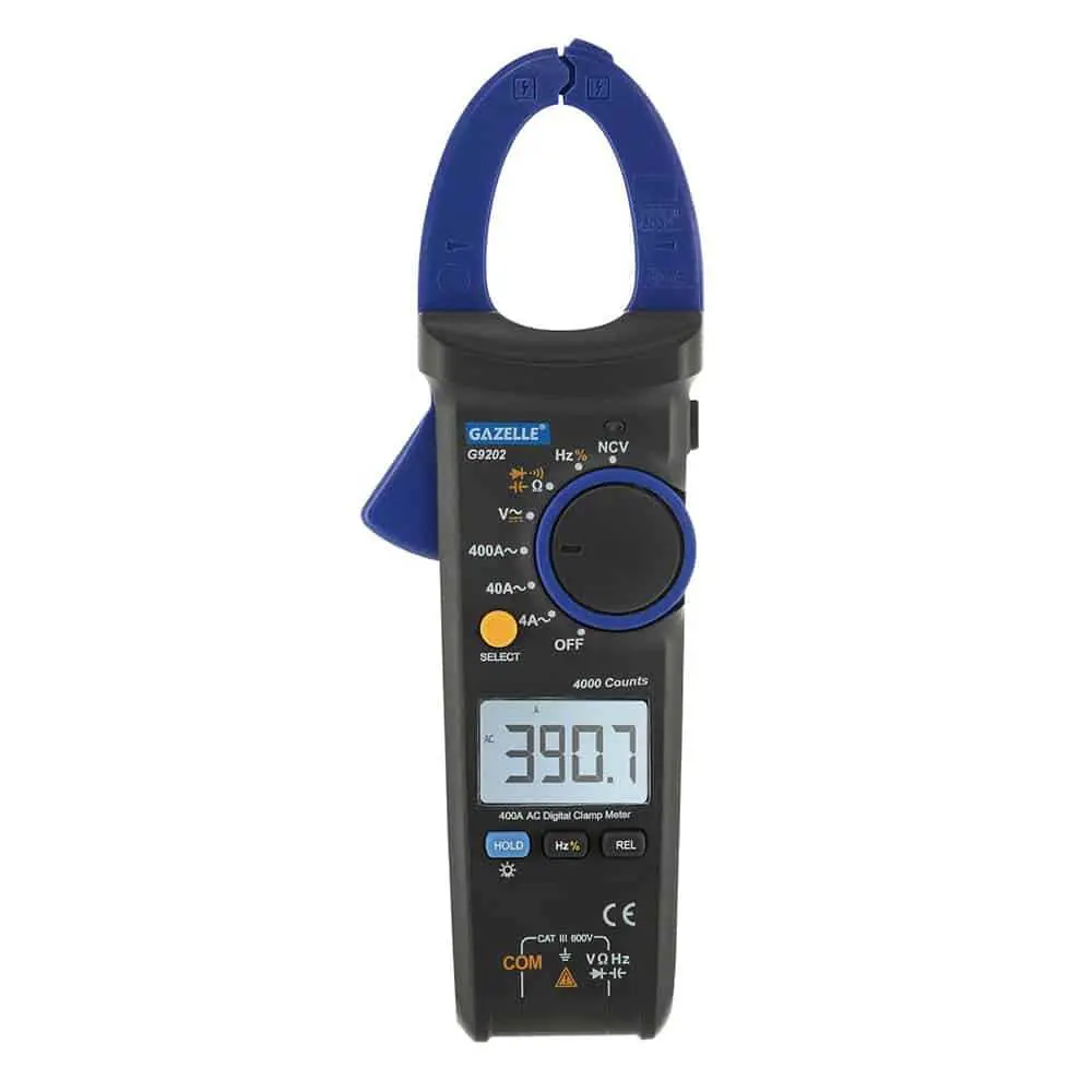 400A DIGITAL CLAMP METER Brand: GAZELLE Model No: G9202