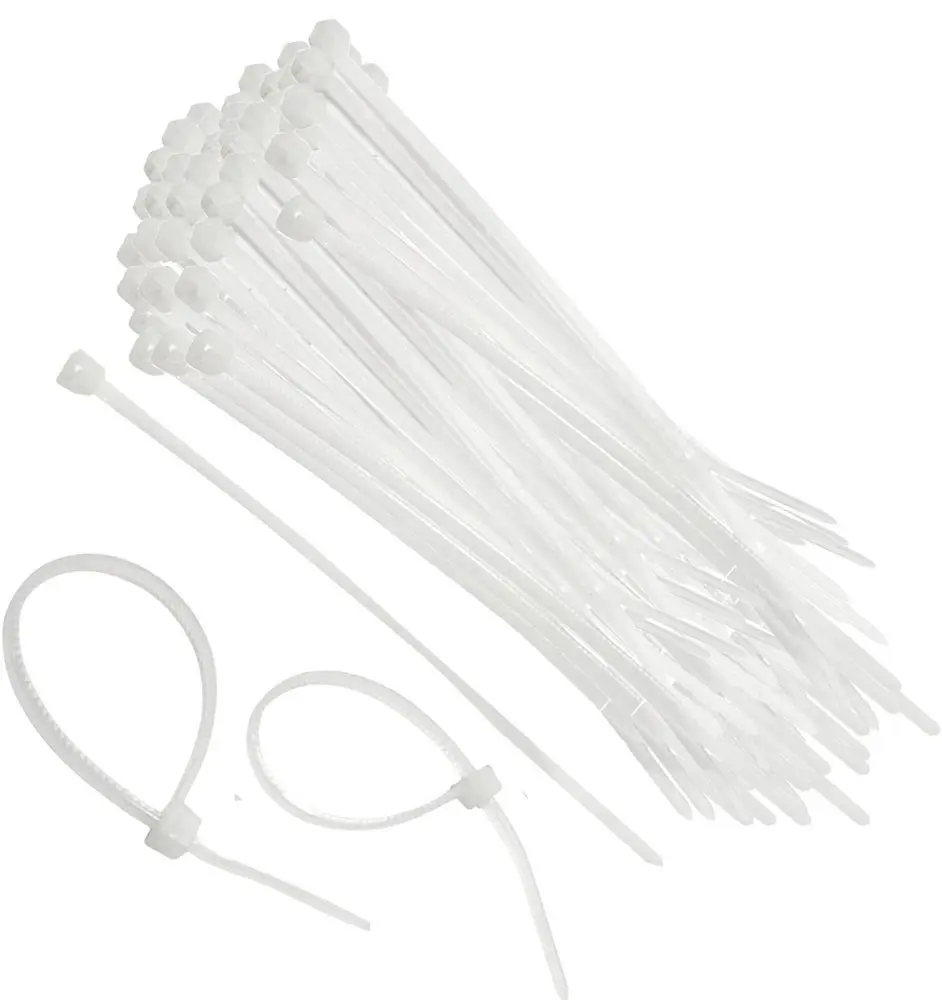 CABLE TIES WHITE 100pcs/pack
