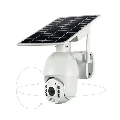 [897119] HD INTELLIGENT SOLAR ENERGY ALERT PTZ CAMERA