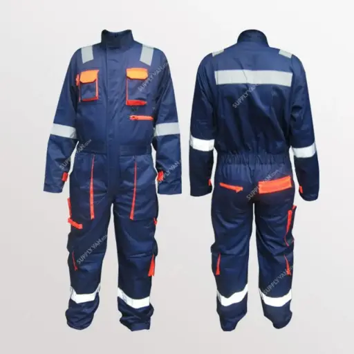 NAVY BLUE + ORANGE EUROPEAN COVERALL PRIME CAPTAIN