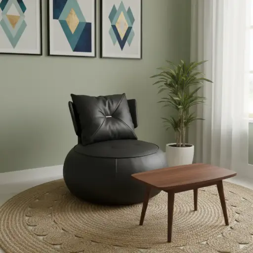 Pumpkin Swivel Chair