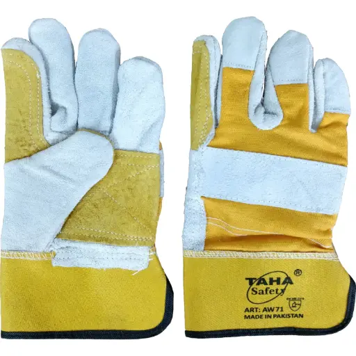 [5802YELLOW] TAHA WORK GLOVES YELLOW