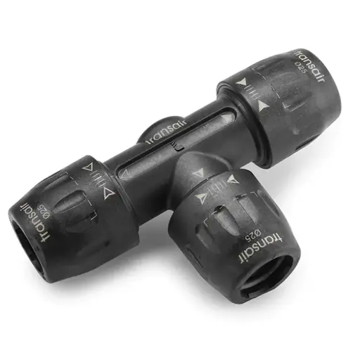 [6604 63 40] TRANSAIR UNEQUAL TEE D63-D40-D63  (BOX QTY: 1 PC)