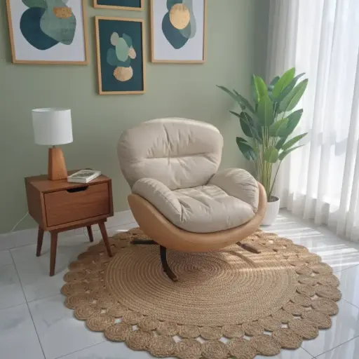 [12345SC] Snail Rocking Chair