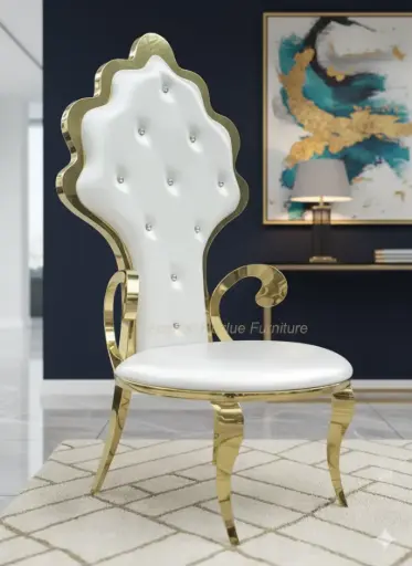 [weddingdeco2] stainless steel chair,big