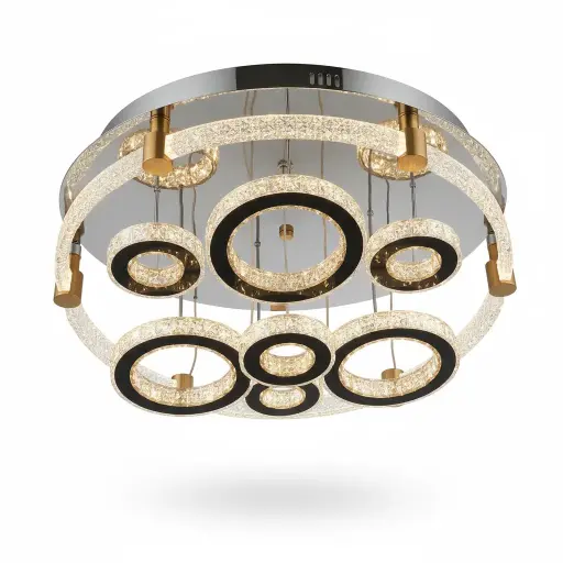 [LRC-LAMP] LARGE ROUND CRYSTAL LAMP