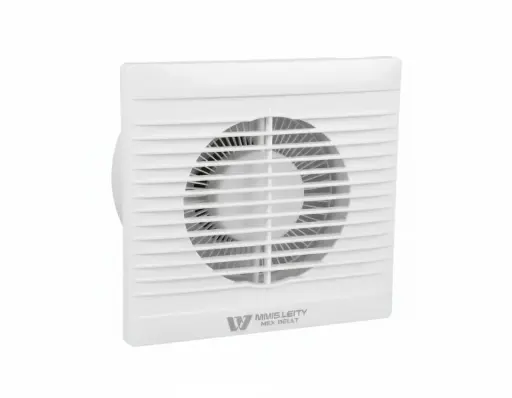 [SQUARE FAN-6''] 6'' SQUAREEXAUSHT FAN WHITE COWL WITH GRILL